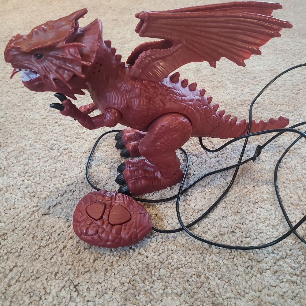 Remote dragon toy